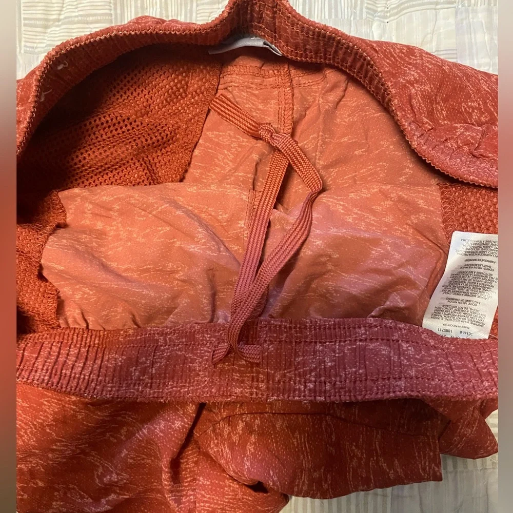 Columbia PFG Womens Shorts Burnt Orange Heathered Athletic Hiking‎ Size L